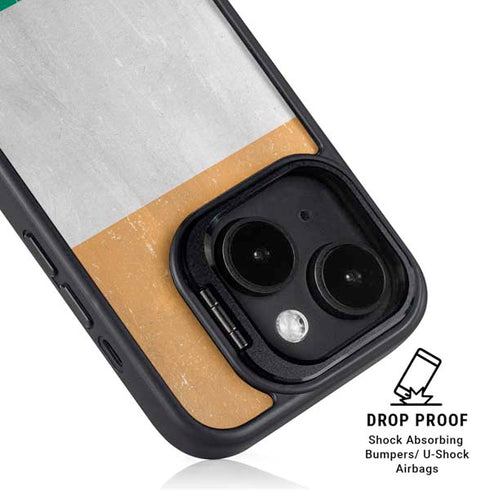 Ivory Coast Flag Distressed iPhone 13 Kickstand Case